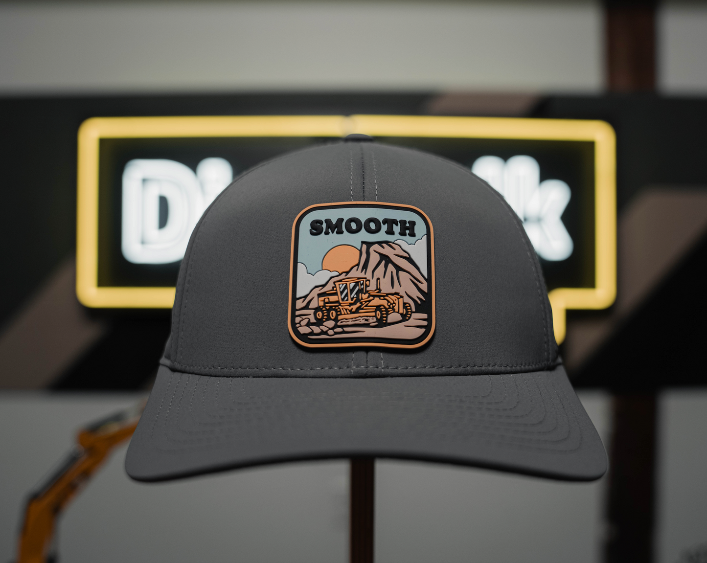 Slate "Smooth" Curved Performance Hat