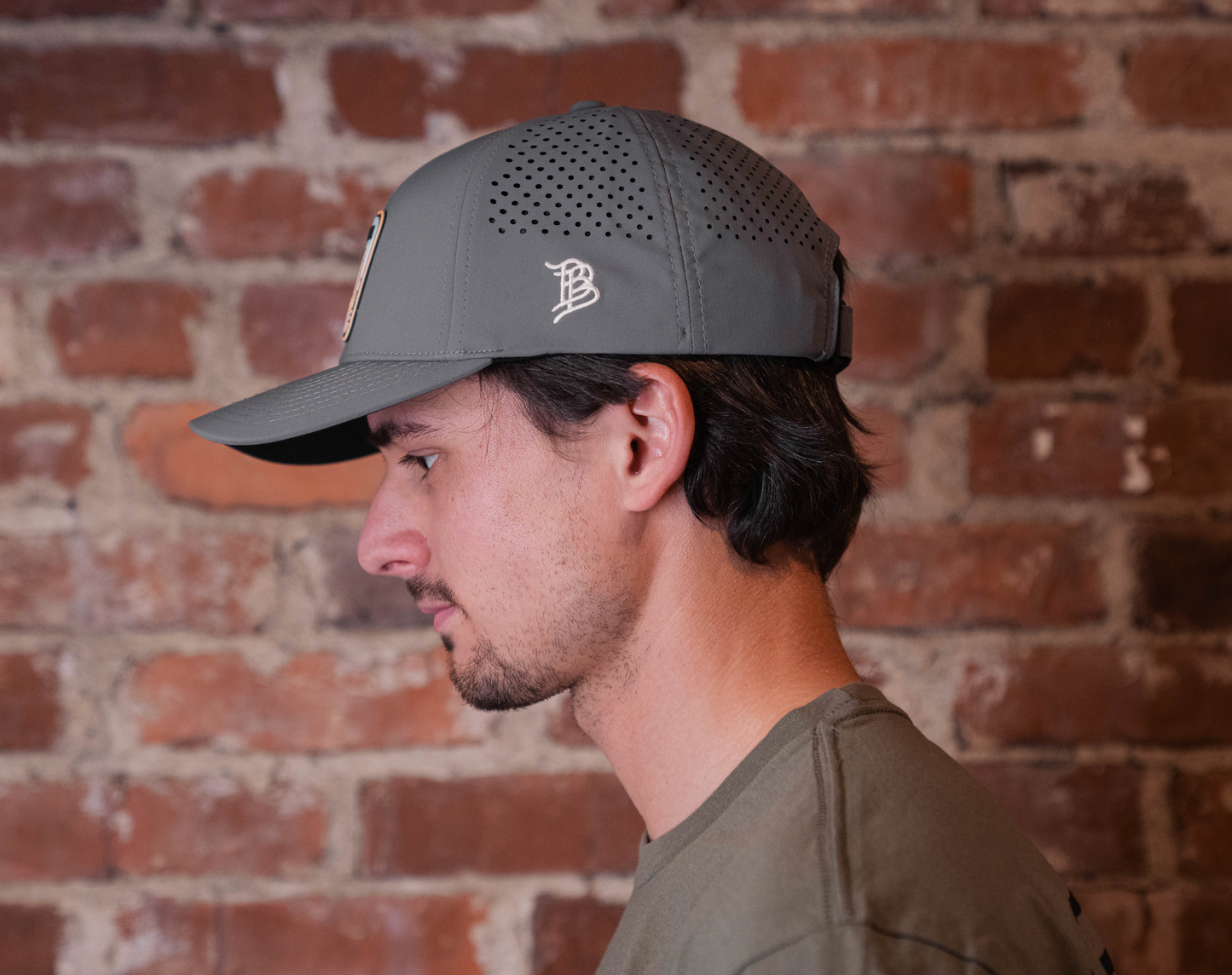 Slate "Smooth" Curved Performance Hat