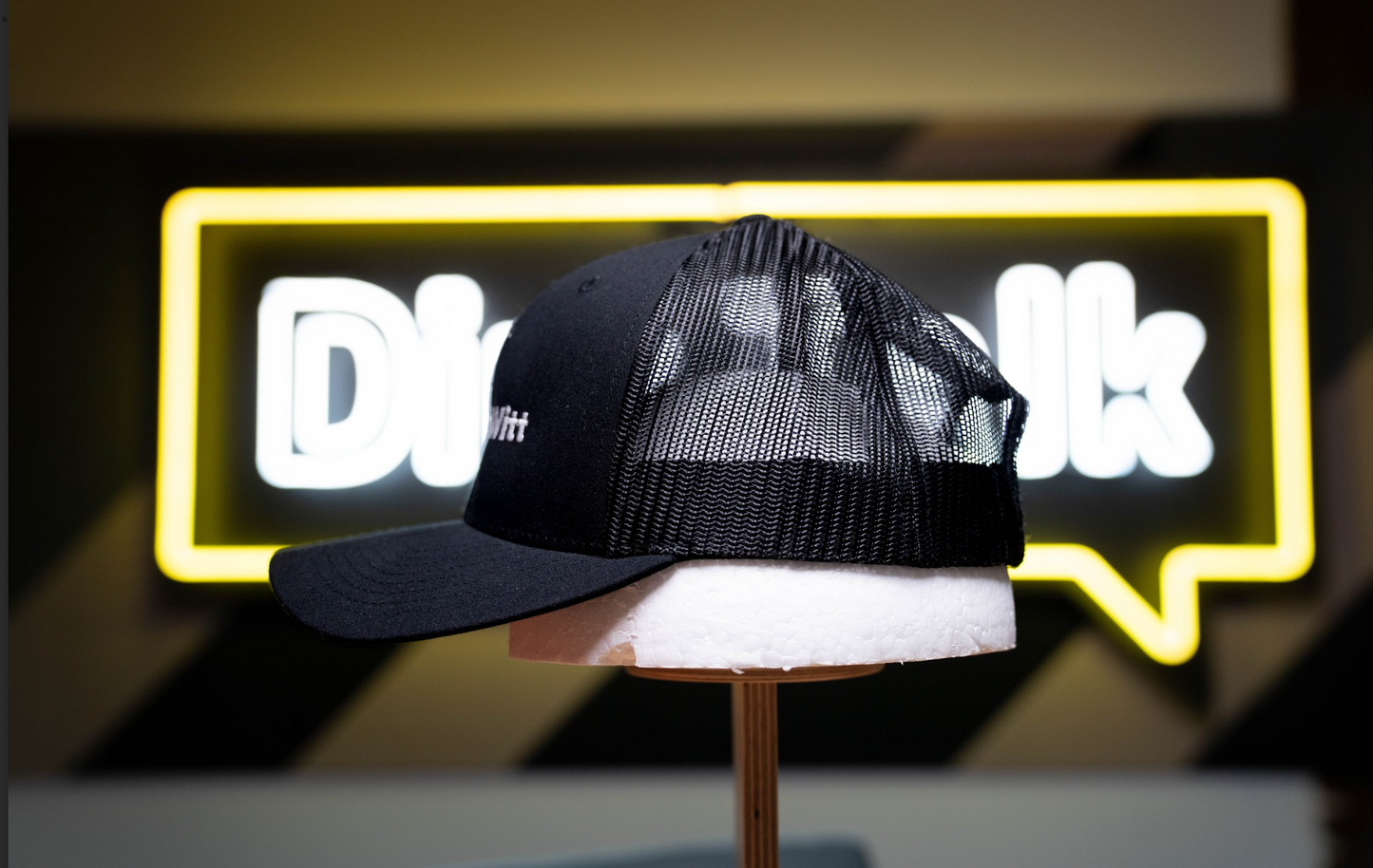 Black BuildWitt Logo Hat (centered)