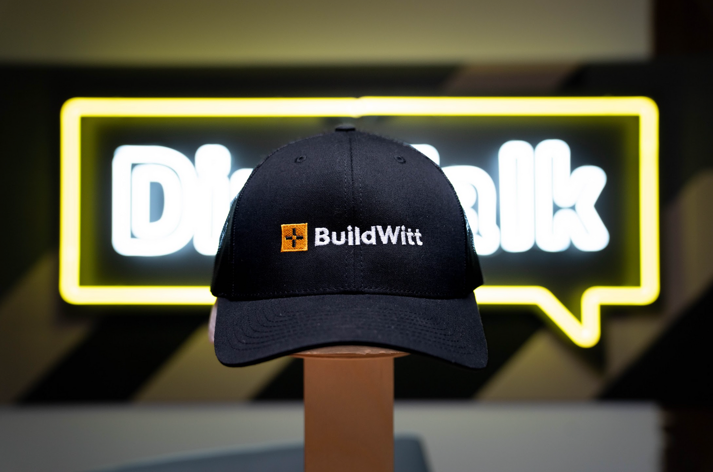 Black BuildWitt Logo Hat (centered)