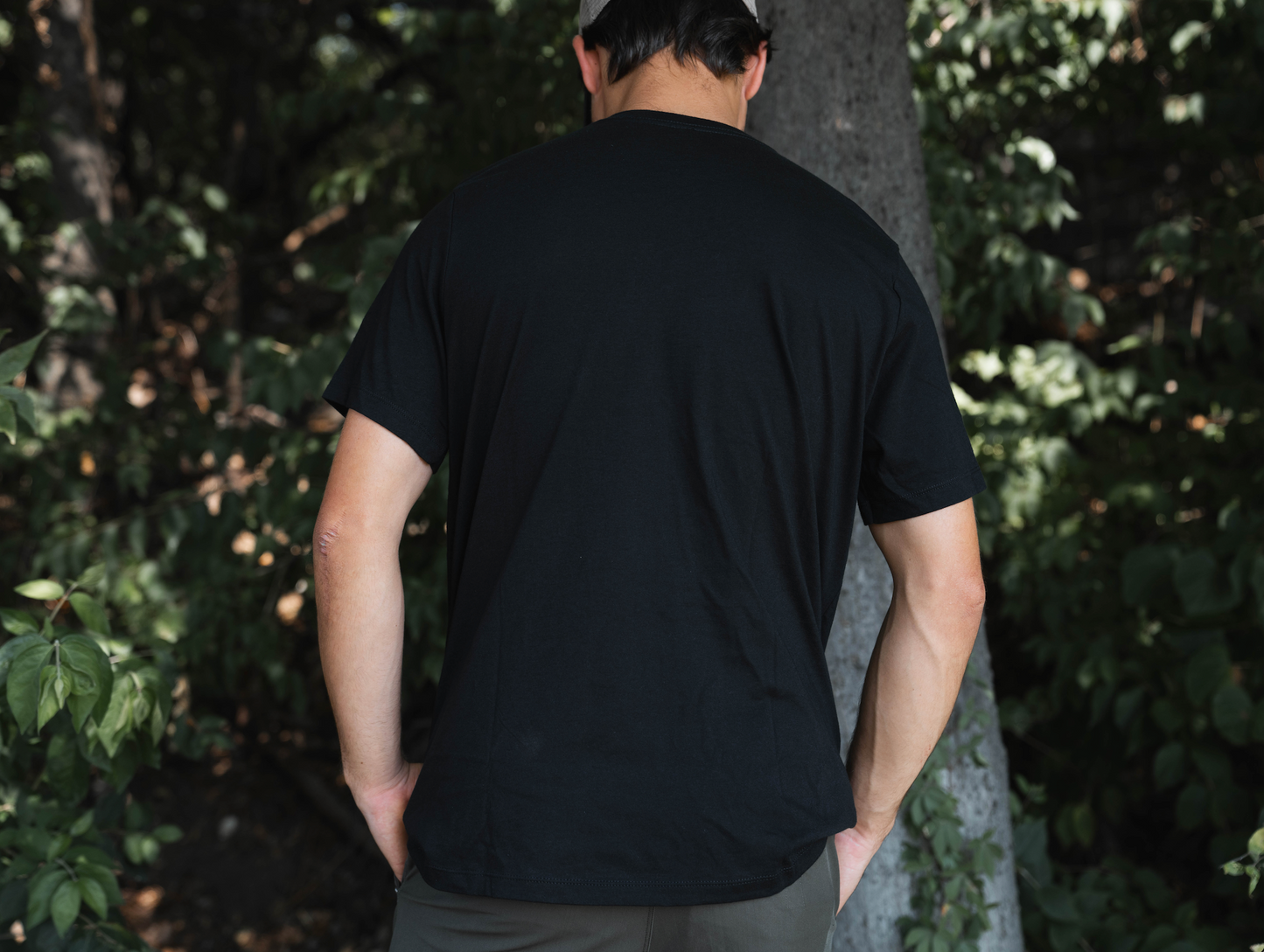 Men’s Black Tee w/ BuildWitt Block Logo