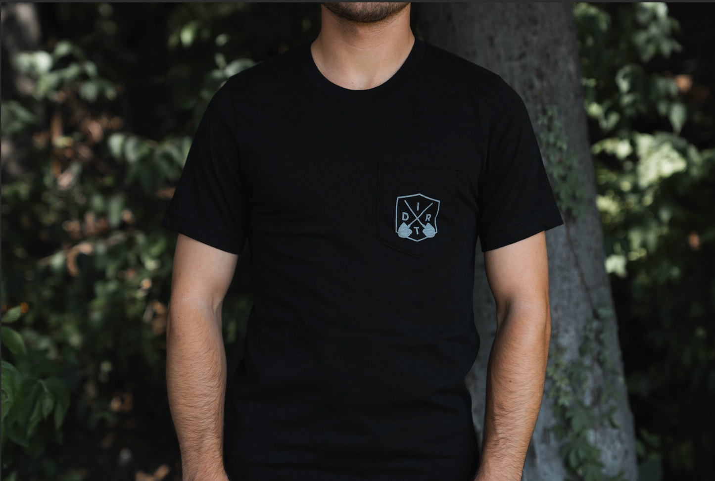 Black DIRT Pocket Tee