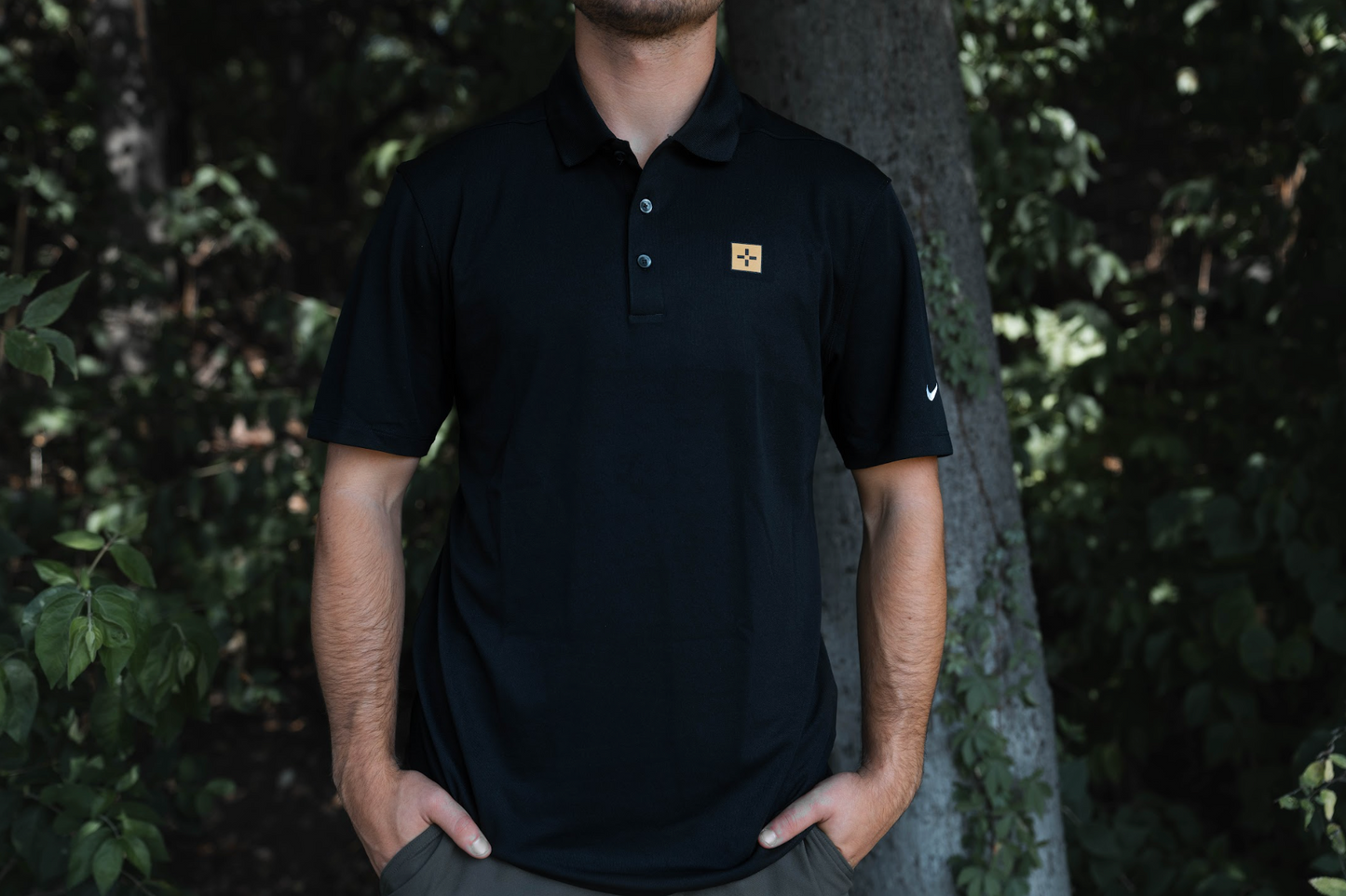 Black Nike BuildWitt Polo