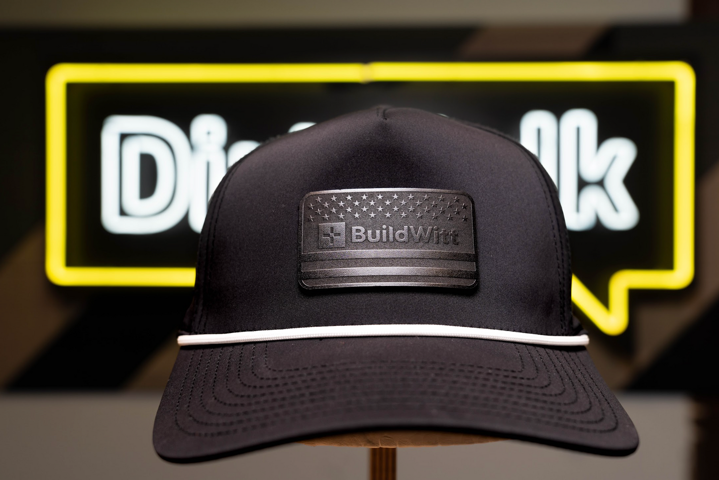 Black BuildWitt Flag Hat