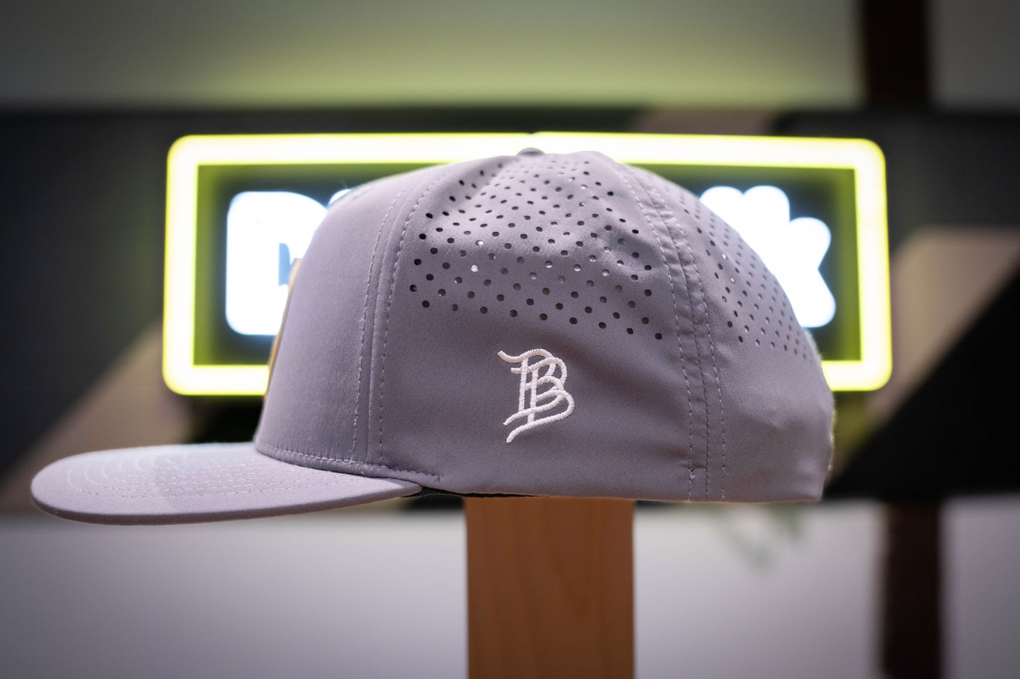 Slate "Trust God Move Dirt" Flat Performance Hat