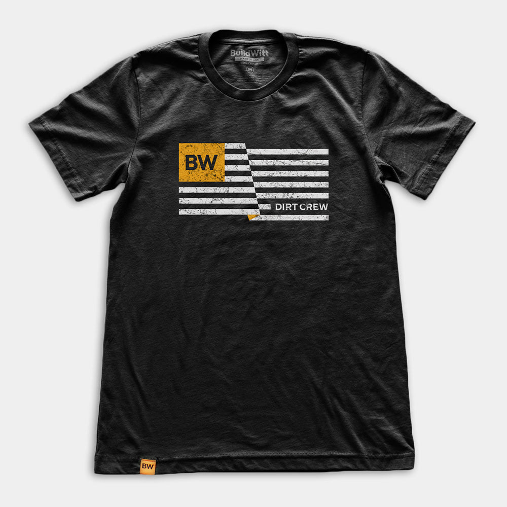 Black Dirt Crew Flag Tee