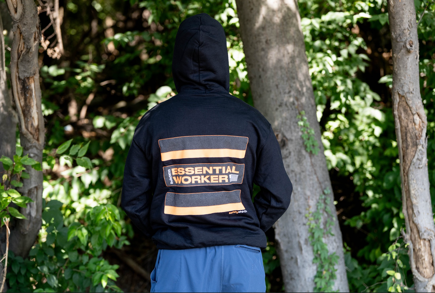 Essential Worker High-Vis Safety Hoodie