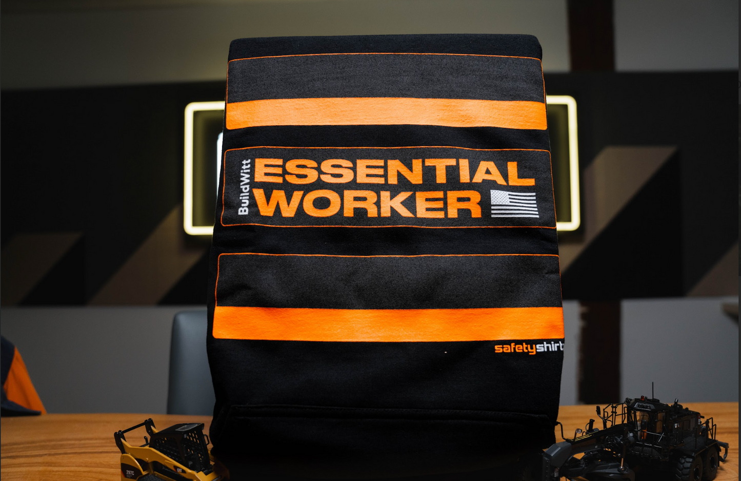 Essential Worker High-Vis Safety Hoodie