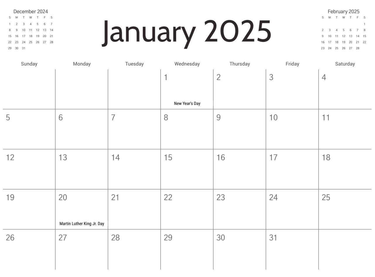 2025 BuildWitt Calendar!