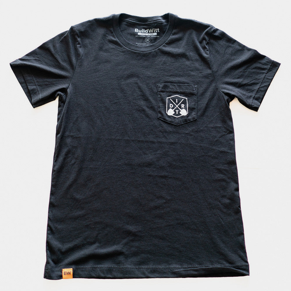 Black DIRT Pocket Tee