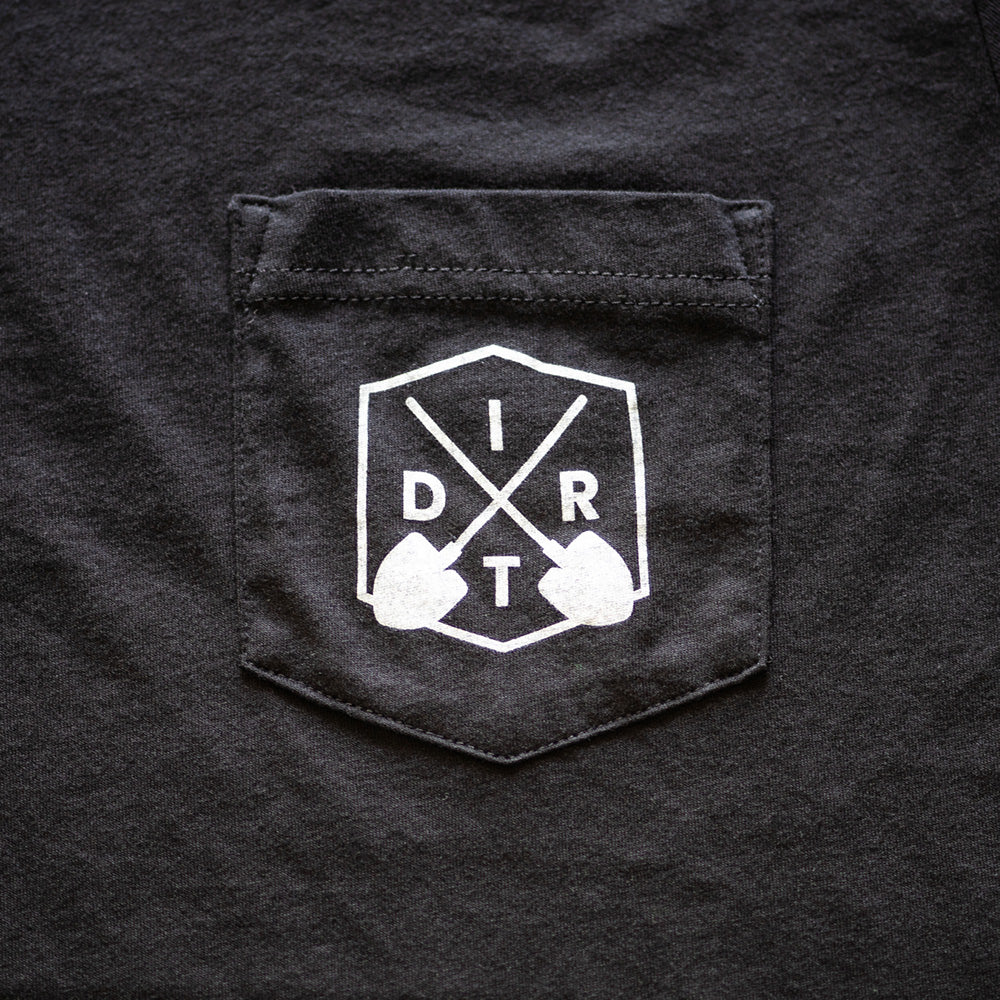 Black DIRT Pocket Tee